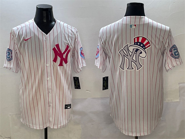 Men's New York Yankees Team Big Logo Pink With Patch Limited Stitched Baseball Jersey 002 Men's New York Yankees Team Big Logo Pink With Patch Limited Stitched Baseball Jersey 002